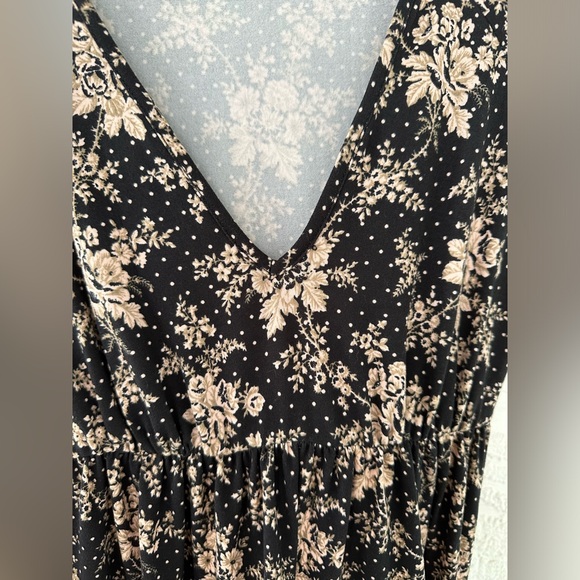 Urban Outfitters Julia Tiered Frock Mini Dress XS Super Soft Floral - Picture 10 of 12